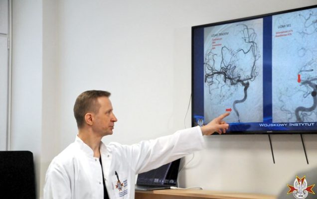 Piotr Piasecki – kierownik Pracowni Radiologii Zabiegowej Wojskowego Instytutu Medycznego