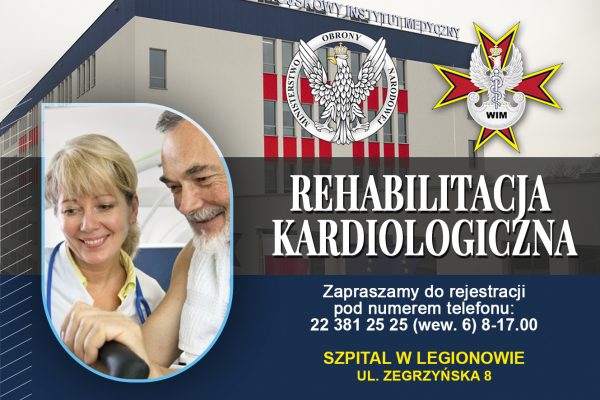 rehabilitacja kardiologiczna w Szpitalu w Legionowie plakat
