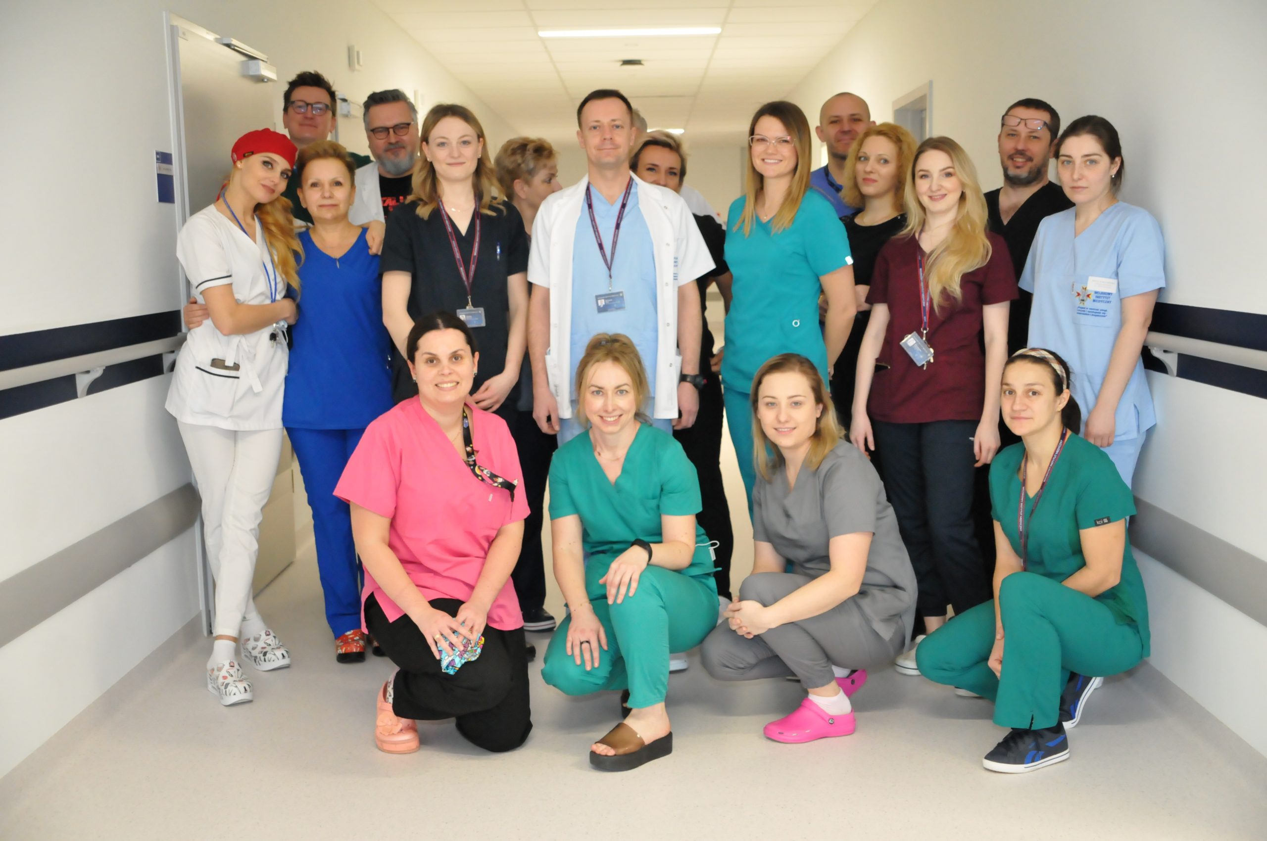 Pracownicy oddziału chirurgii ogólnej w legionowie