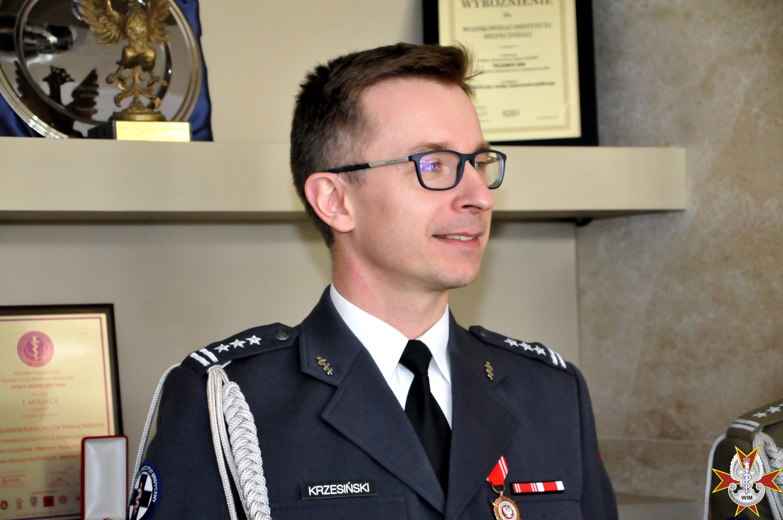 Paweł Krzesiński podczas nominacji profesorskiej
