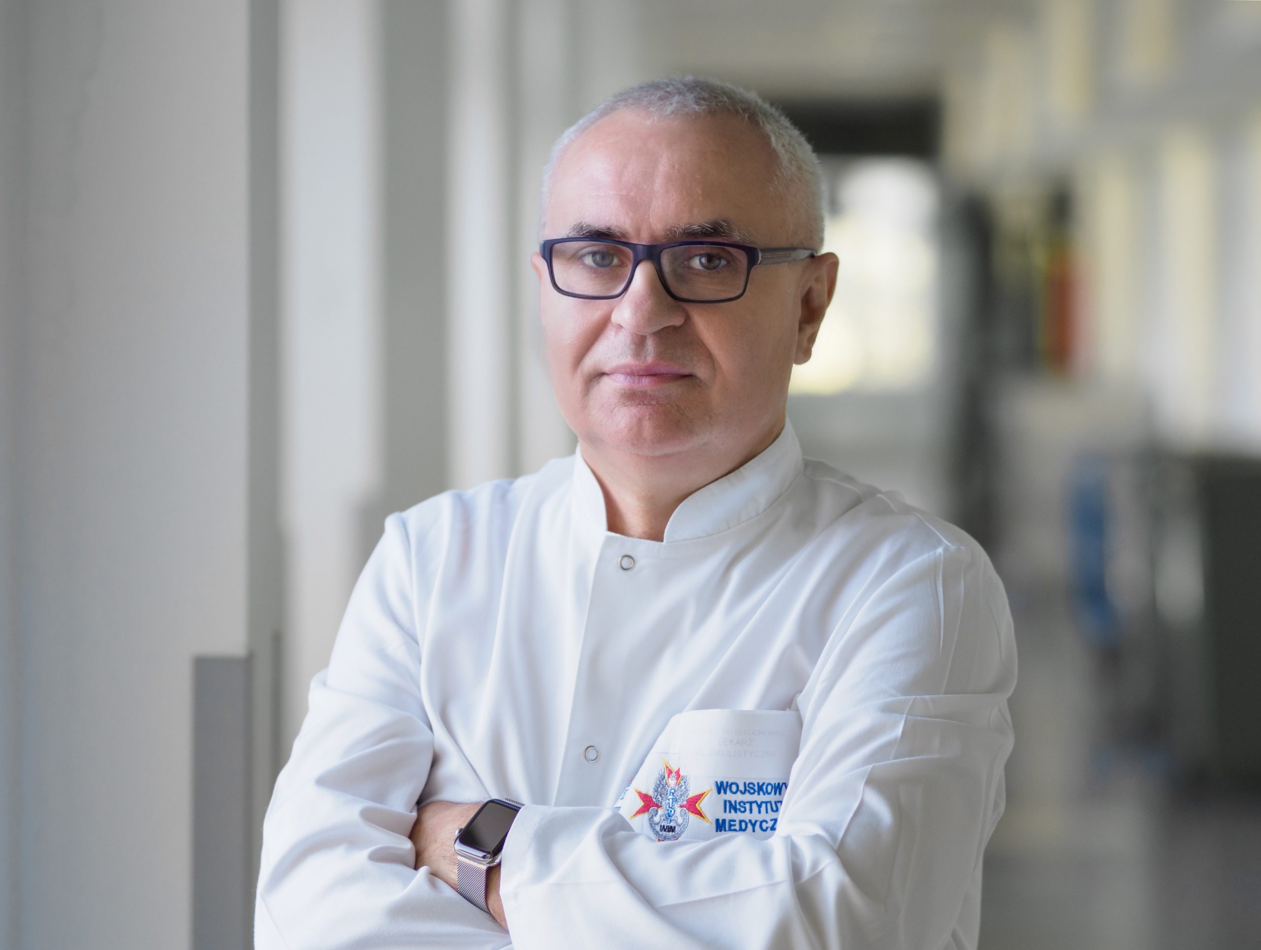 Jacek Doniec kierownik Centrum Chirurgii Robotycznej CSK MON Wojskowego Instytutu Medycznego — Państwowego Instytutu Badawczego
