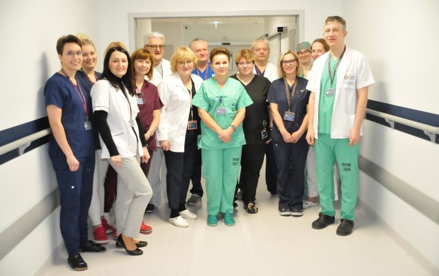 Pracownicy Oddziału Ginekologii Małoinwazyjnej i Endoskopowej WIM Legionowo