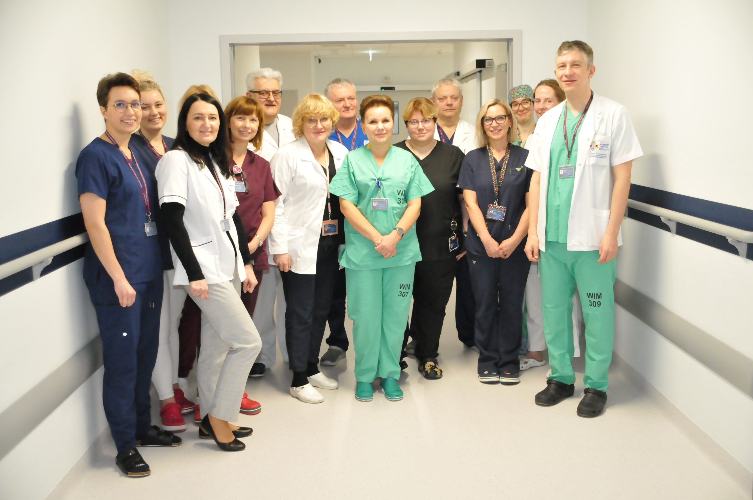 Pracownicy Oddziału Ginekologii Małoinwazyjnej i Endoskopowej WIM Legionowo