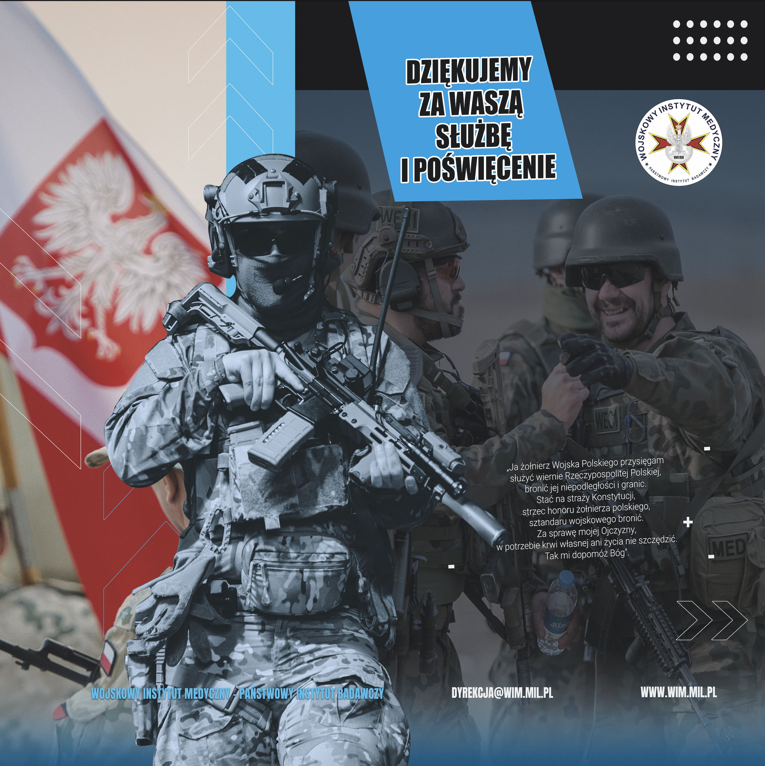 Baner Święto Wojskowej Służby Zdrowa