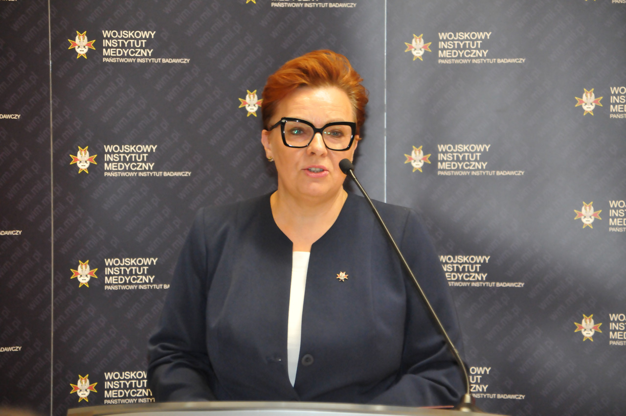 Obchody Dnia Pielęgniarki, Pielęgniarza i Położnej w Wojskowym Instytucie Medycznym w Warszawie. Lidia Wojda