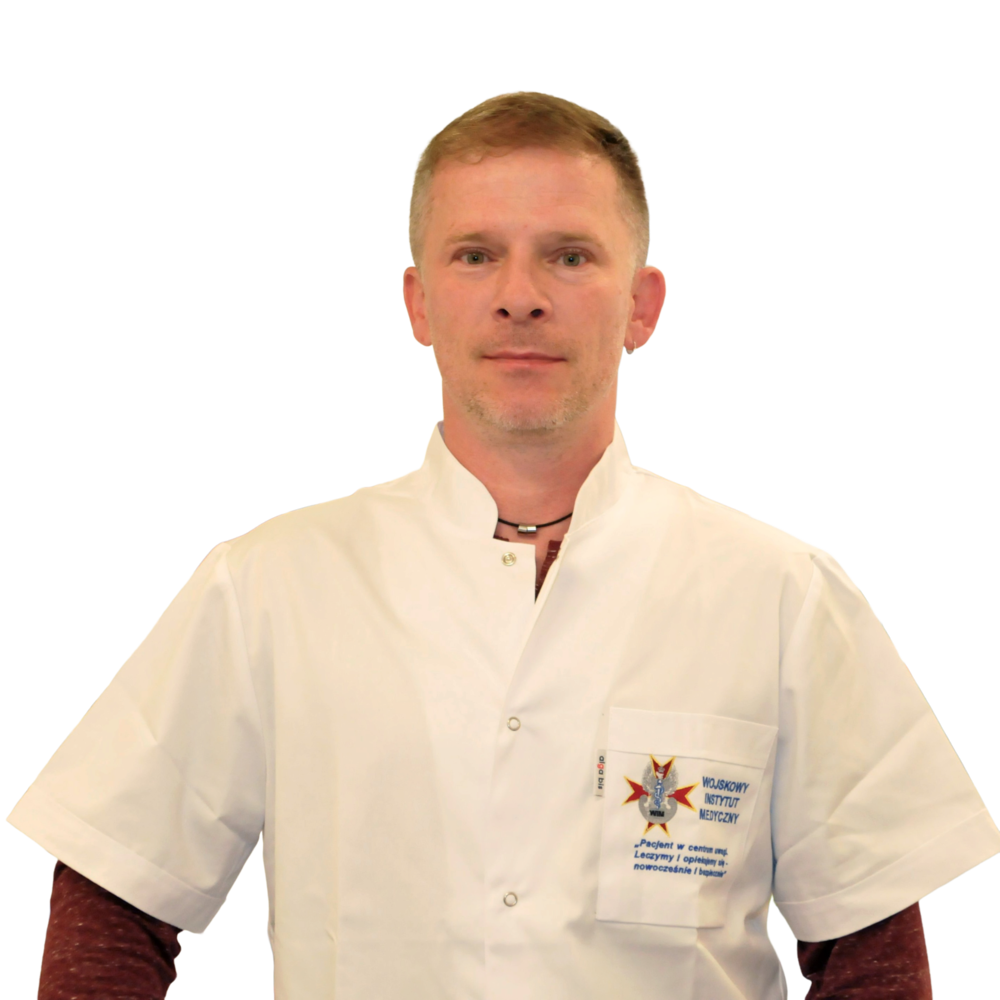 Profesor Leszek Lisowski z Wojskowego Instytutu Medycznego w Warszawie