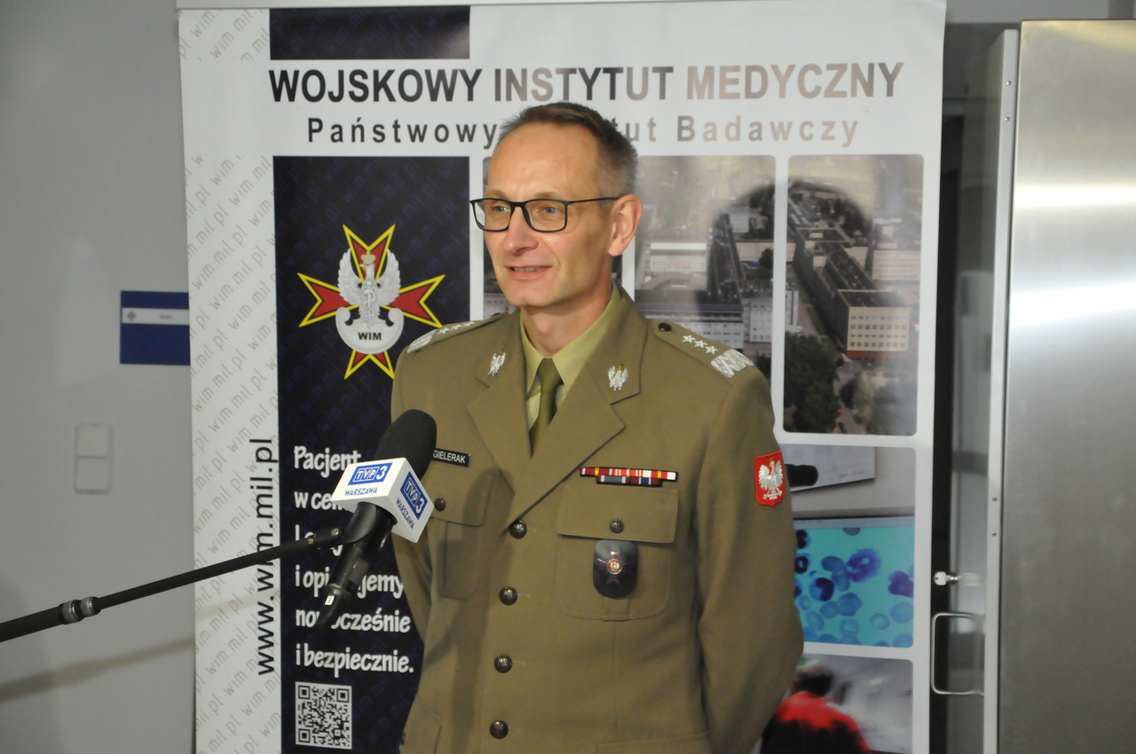 Dyrektor Wojskowego Instytutu Medycznego gen. broni prof. dr hab. n. med. Grzegorz Gielerak