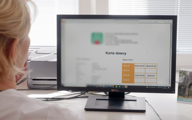 Rejestr dawców szpiku w Wojskowym Instytucie Medycznym Państwowym Instytucie Badawczym