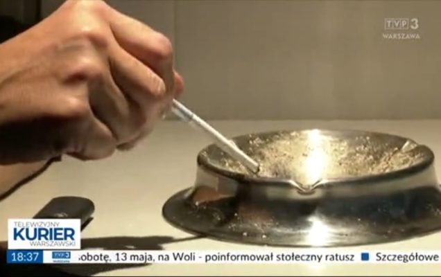 Zrzut ekranu z programu telewizyjny kurier warszawski.