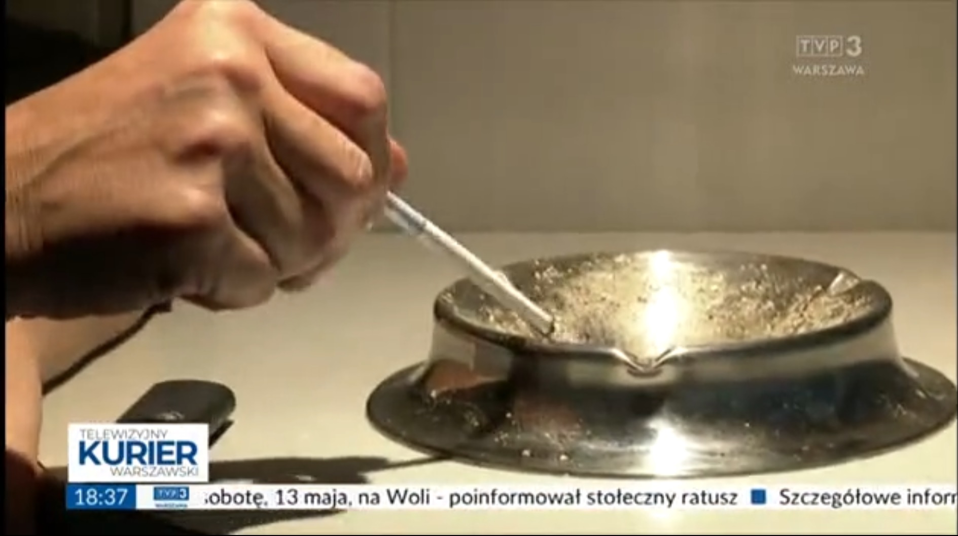 Zrzut ekranu z programu telewizyjny kurier warszawski.
