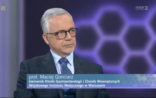 Zrzut ekranu z programu TVP3 Na zdrowie