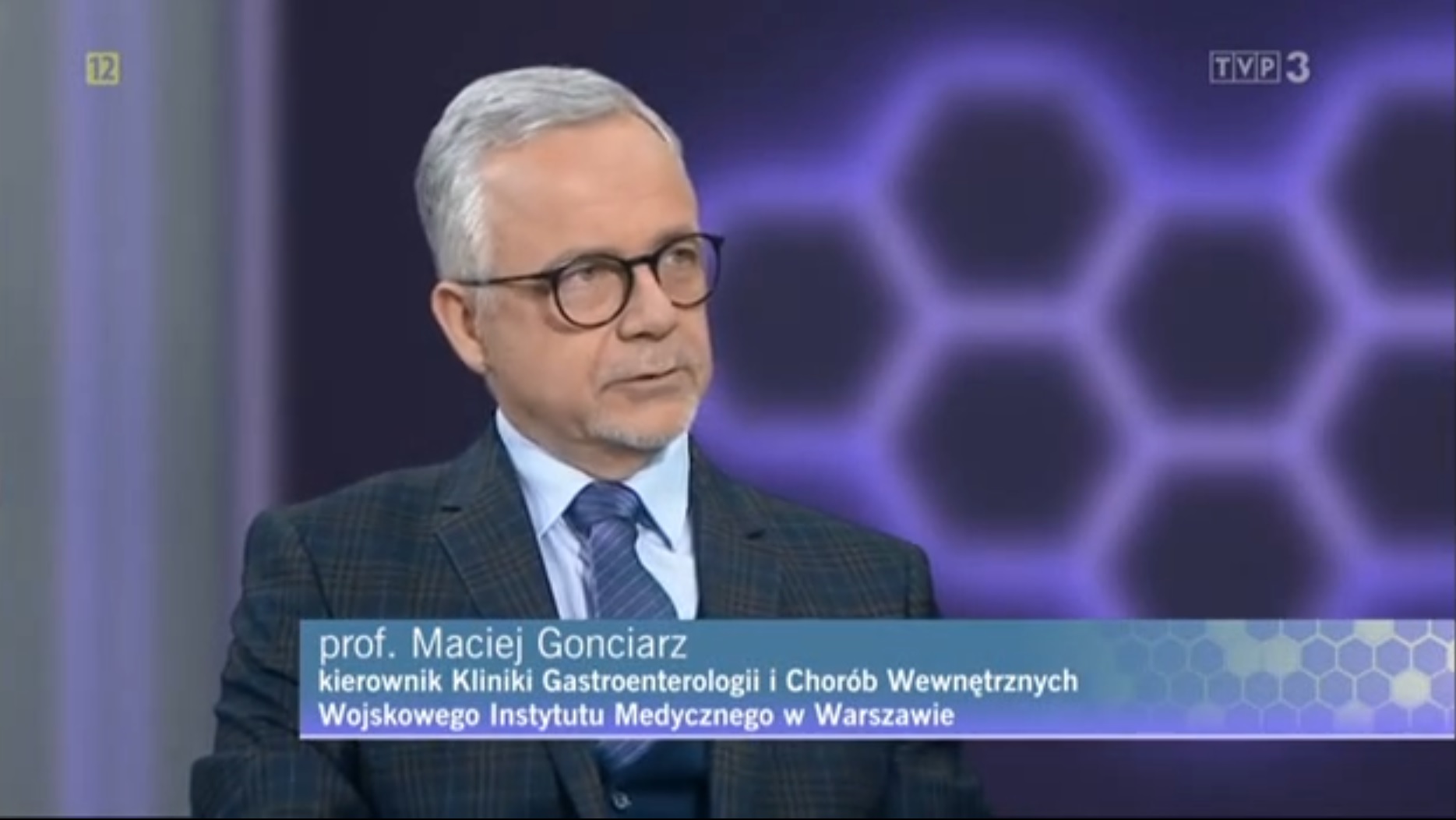 Zrzut ekranu z programu TVP3 Na zdrowie