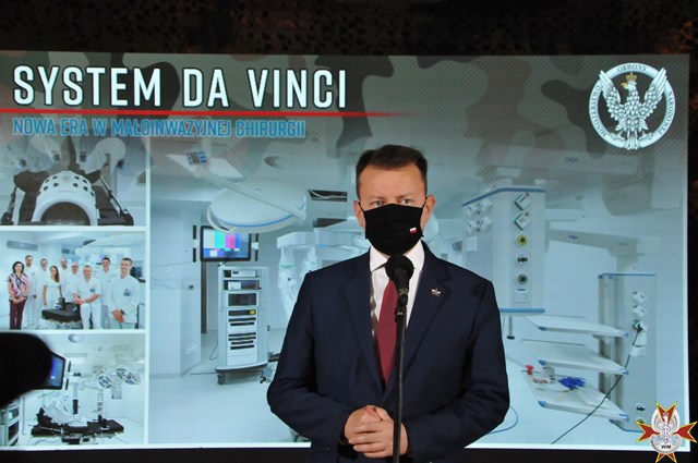 Wystąpienie Ministra Obrony Narodowej na otwarciu centrum chirurgii robotycznej
