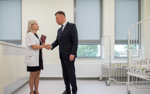 Otwarcie Oddziału Chorób Dziecięcych w szpitalu w Legionowie Wojskowego Instytutu Medycznego.