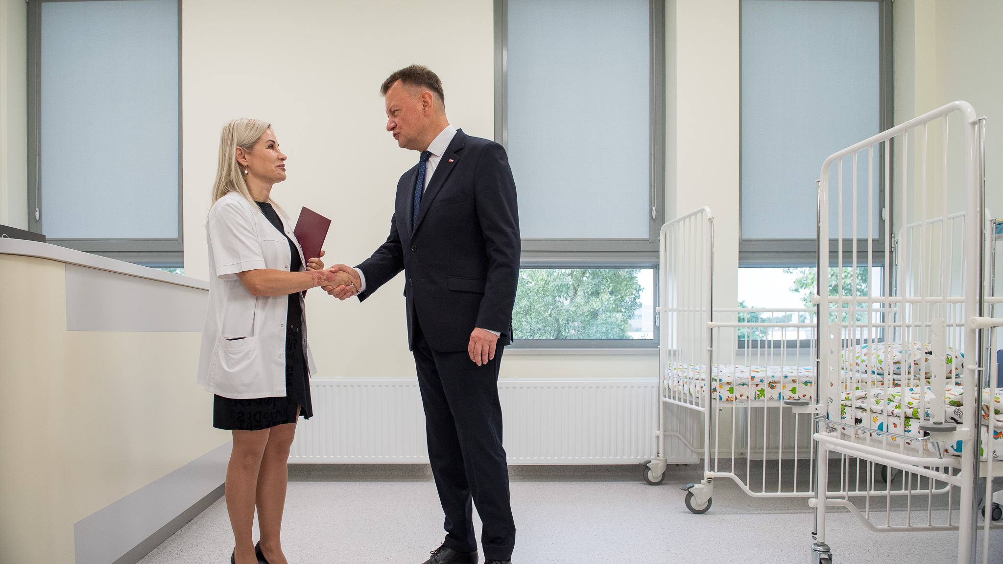 Otwarcie Oddziału Chorób Dziecięcych w szpitalu w Legionowie Wojskowego Instytutu Medycznego.