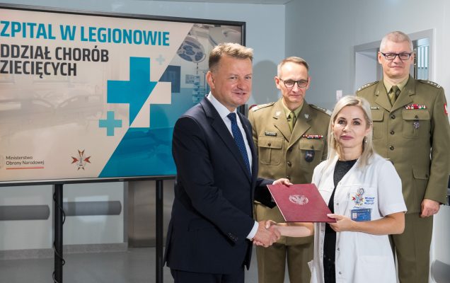 Otwarcie Oddziału Chorób Dziecięcych w szpitalu w Legionowie Wojskowego Instytutu Medycznego.