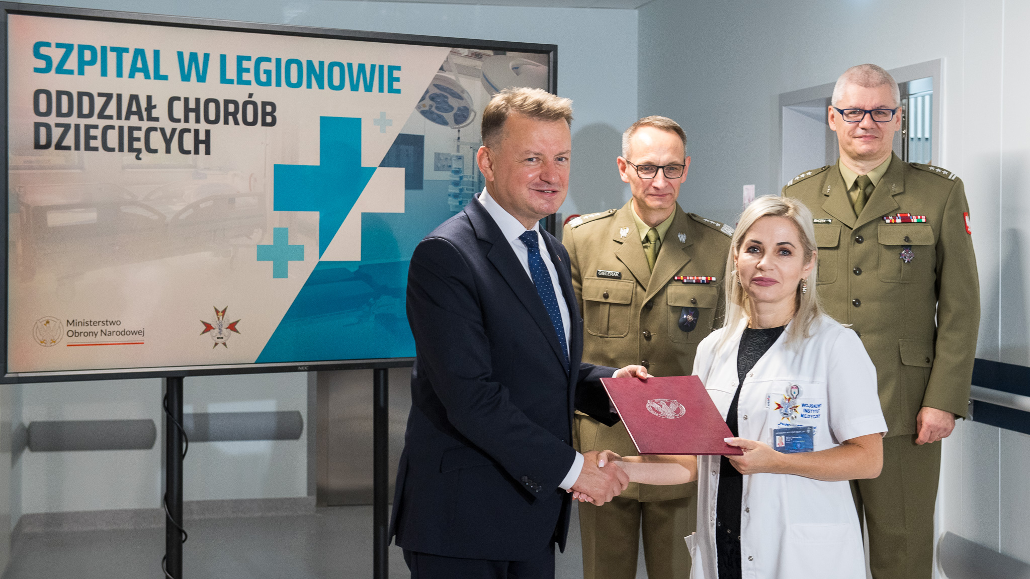 Otwarcie Oddziału Chorób Dziecięcych w szpitalu w Legionowie Wojskowego Instytutu Medycznego.