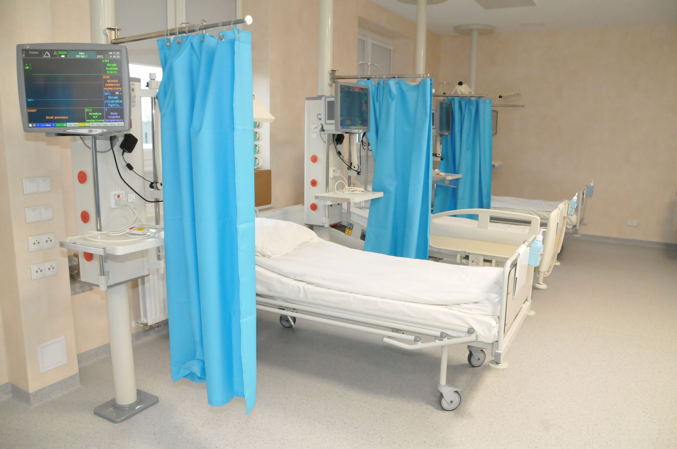 sala dla pacjentów w Klinice Urologii w Wojskowym Instytucie Medycznym