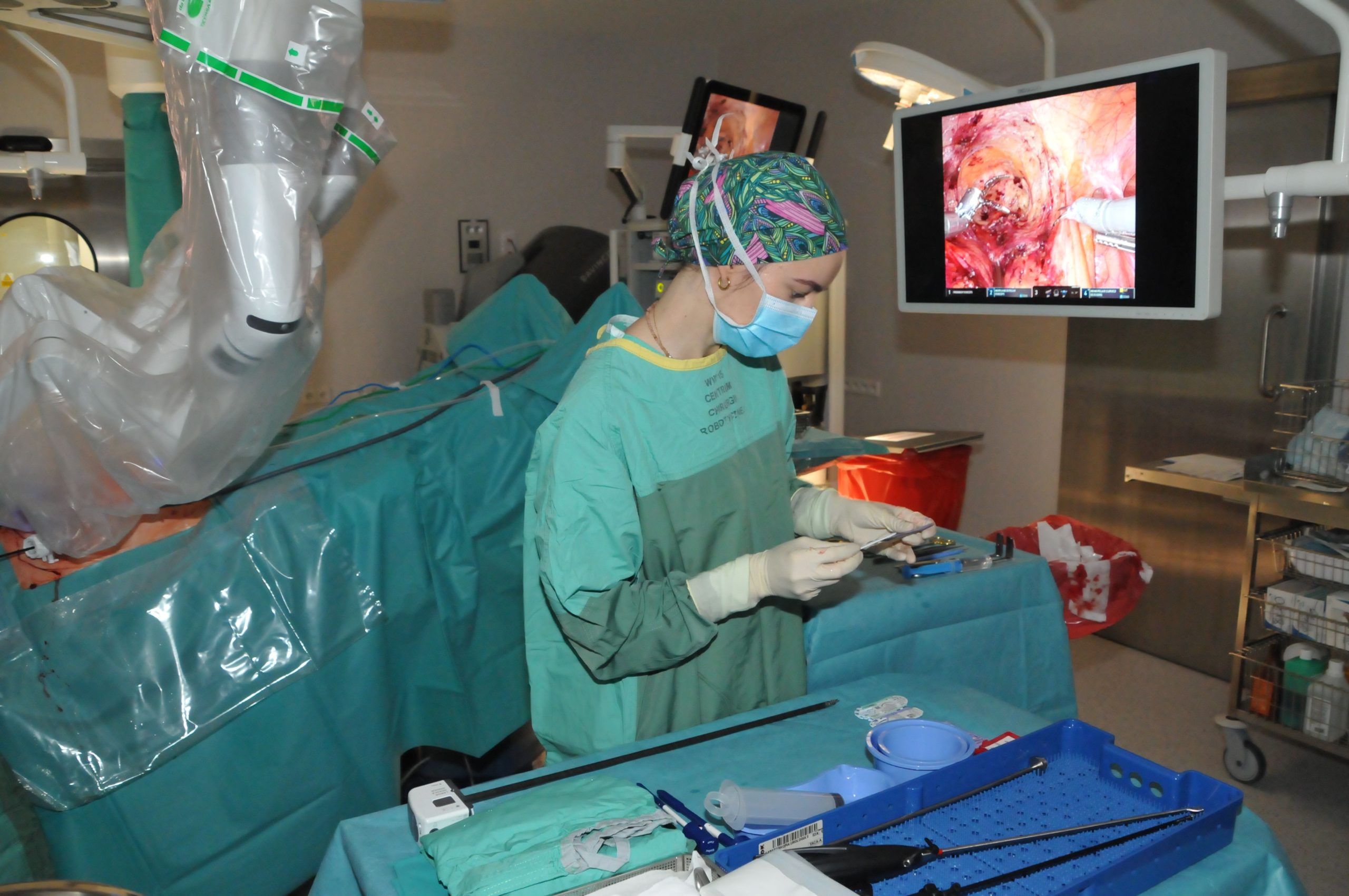 operacja robotyczna w Klinice Urologii w Wojskowym Instytucie Medycznym