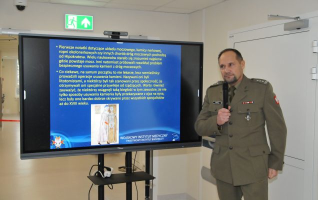 Uroczyste otwarcie zmodernizowanej Kliniki Urologii Ogólnej, Czynnościowej i Onkologicznej Wojskowego Instytutu Medycznego w Warszawie. Prezentacja.