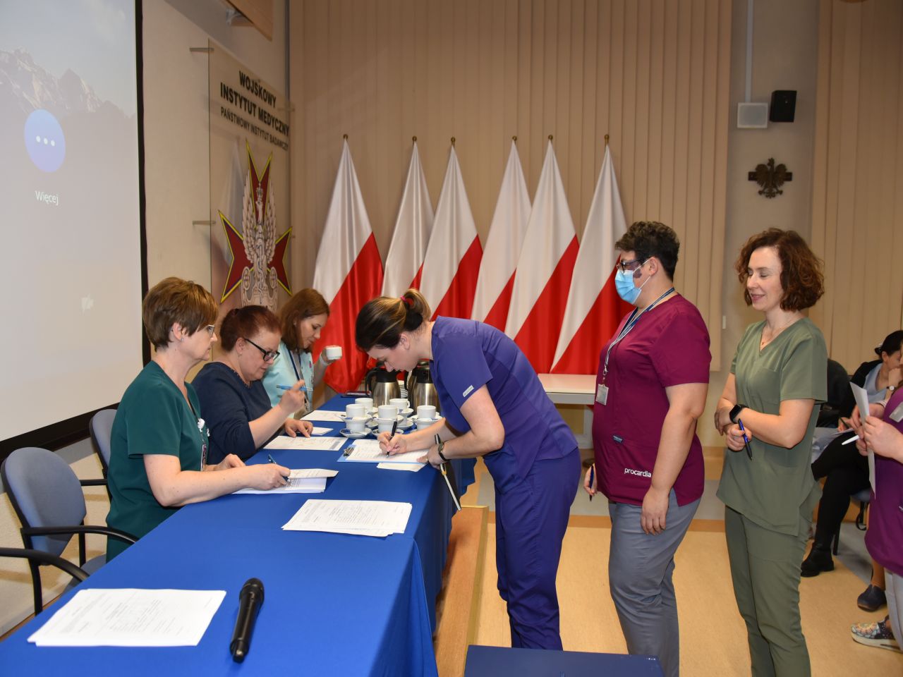 Inauguracja koła Profesjonalizm i Pasja Polskiego Towarzystwa Pielęgniarskiego w Wojskowym Instytucie Medycznym w Warszawie
