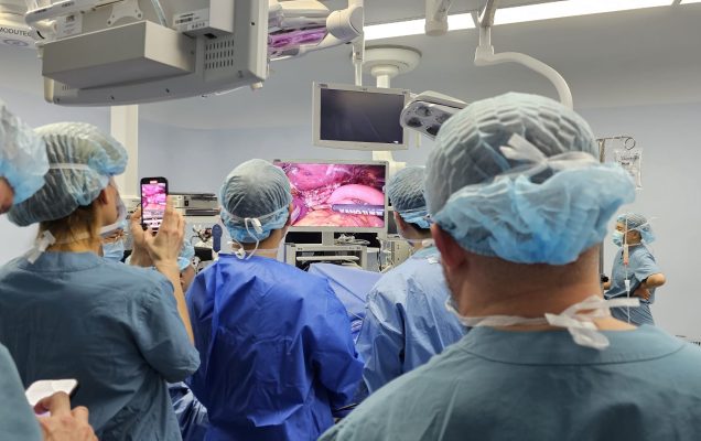 Wizyta przedstawicieli WIM w Chinach, szkolenie na sali operacyjnej