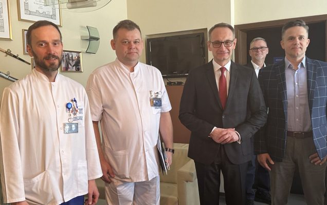 Ppłk. dr n. med. Arkadiusz Zegadło nowy kierownik Zakładu Diagnostyki Laboratoryjnej z Komendantem WIM i Dyrektorem WIM