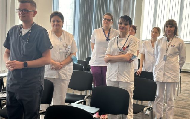 Kurs z kontroli zakażeń szpitalnych zrealizowany przez specjalistów ze Stanów Zjednoczonych w Wojskowym Instytucie Medycznym-PIB w Warszawie