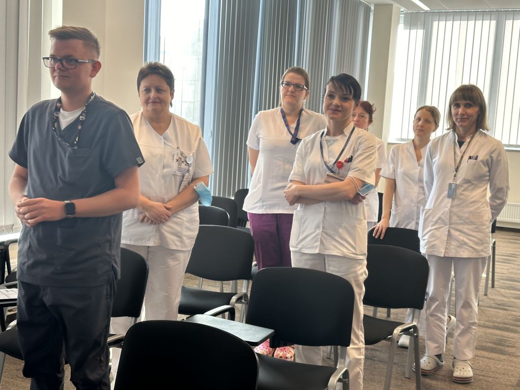 Kurs z kontroli zakażeń szpitalnych zrealizowany przez specjalistów ze Stanów Zjednoczonych w Wojskowym Instytucie Medycznym-PIB w Warszawie