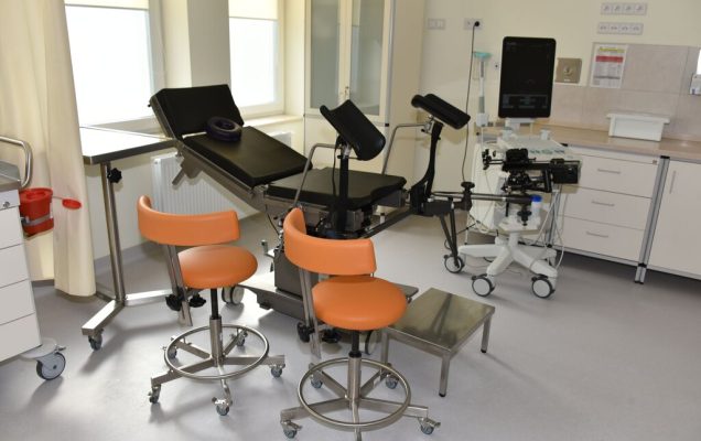 Pierwszy w Polsce PROSTATE UNIT w Wojskowym Instytucie Medycznym. Stanowisko do badania.