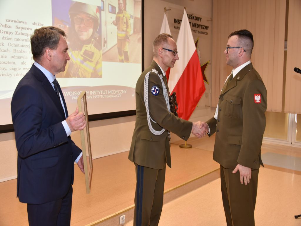 Uroczystość wręczenia nagrody Animus Fortis 2023 w Wojskowym Instytucie Medycznym.