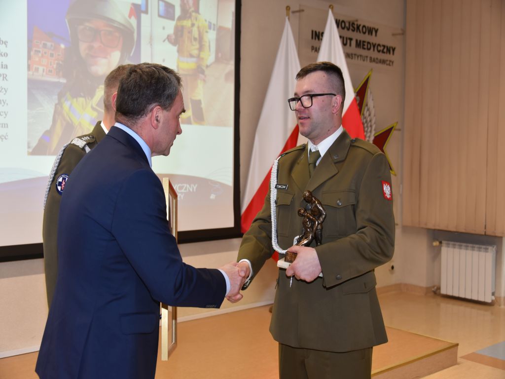 Uroczystość wręczenia nagrody Animus Fortis 2023 w Wojskowym Instytucie Medycznym.