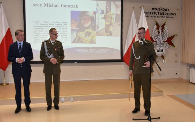 Uroczystość wręczenia nagrody Animus Fortis 2023 w Wojskowym Instytucie Medycznym.