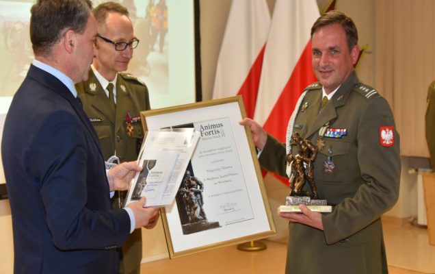 Uroczystość wręczenia nagrody Animus Fortis 2023 w Wojskowym Instytucie Medycznym.