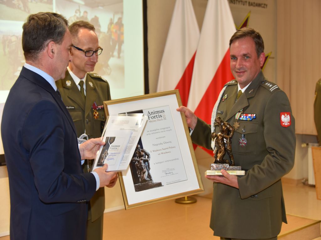 Uroczystość wręczenia nagrody Animus Fortis 2023 w Wojskowym Instytucie Medycznym.