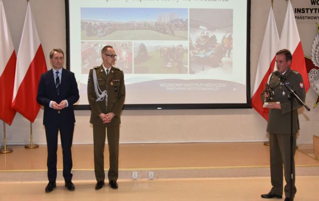 Uroczystość wręczenia nagrody Animus Fortis 2023 w Wojskowym Instytucie Medycznym.
