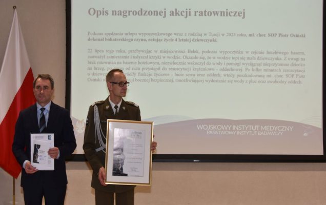 Uroczystość wręczenia nagrody Animus Fortis 2023 w Wojskowym Instytucie Medycznym.
