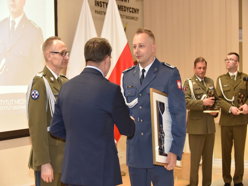 Uroczystość wręczenia nagrody Animus Fortis 2023 w Wojskowym Instytucie Medycznym.