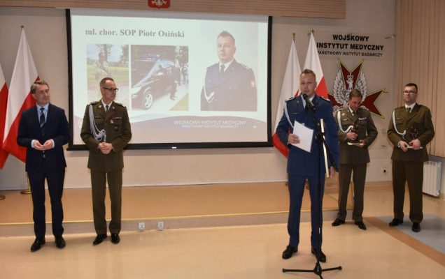 Uroczystość wręczenia nagrody Animus Fortis 2023 w Wojskowym Instytucie Medycznym.