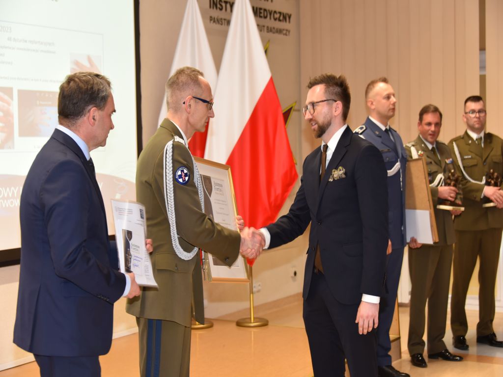 Uroczystość wręczenia nagrody Animus Fortis 2023 w Wojskowym Instytucie Medycznym.