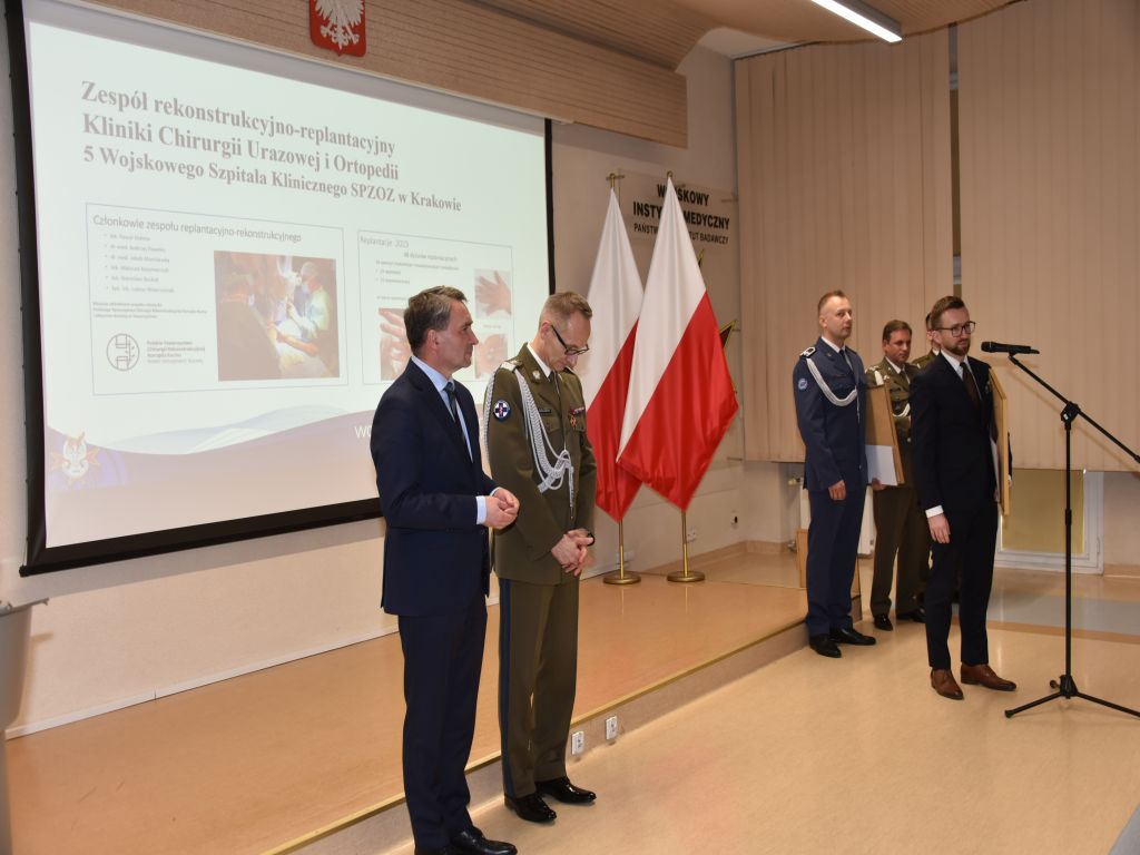 Uroczystość wręczenia nagrody Animus Fortis 2023 w Wojskowym Instytucie Medycznym.