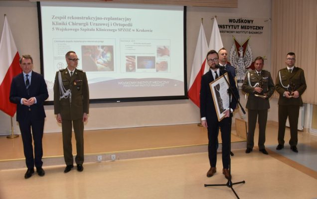 Uroczystość wręczenia nagrody Animus Fortis 2023 w Wojskowym Instytucie Medycznym.