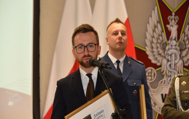 Uroczystość wręczenia nagrody Animus Fortis 2023 w Wojskowym Instytucie Medycznym.