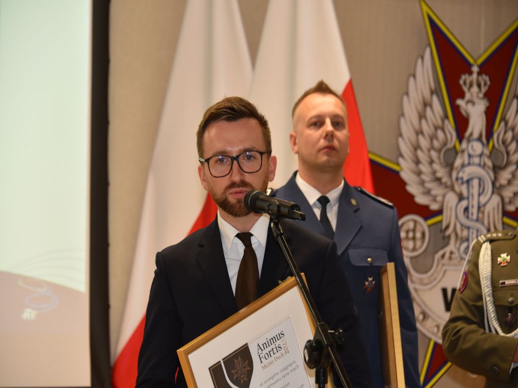 Uroczystość wręczenia nagrody Animus Fortis 2023 w Wojskowym Instytucie Medycznym.