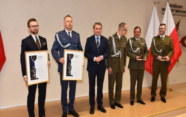 Uroczystość wręczenia nagrody Animus Fortis 2023 w Wojskowym Instytucie Medycznym. Laureaci siódmej edycji nagrody edycji Animus Fortis