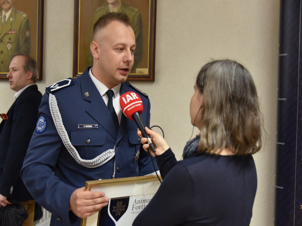 Uroczystość wręczenia nagrody Animus Fortis 2023 w Wojskowym Instytucie Medycznym. Laureaci siódmej edycji nagrody edycji Animus Fortis