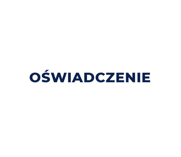 oświadczenie