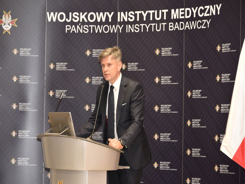 Uroczyste otwarcie Pracowni Anatomii w Wojskowym Instytucie Medycznym. Prelegent.
