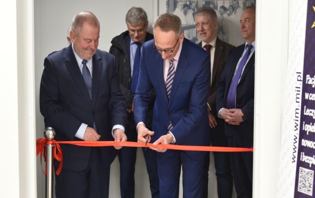 Uroczyste otwarcie Pracowni Anatomii w Wojskowym Instytucie Medycznym przez Dyrektora WIM.