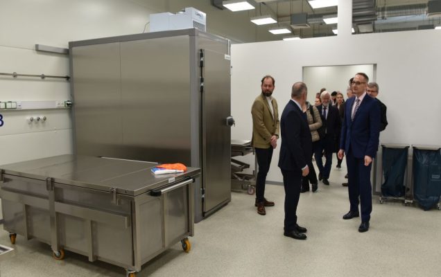 Uroczyste otwarcie Pracowni Anatomii w Wojskowym Instytucie Medycznym. Nowa pracownia.